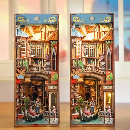 Book Nook - Venetian Dreams Gesamtansicht mit detaillierter Szenerie