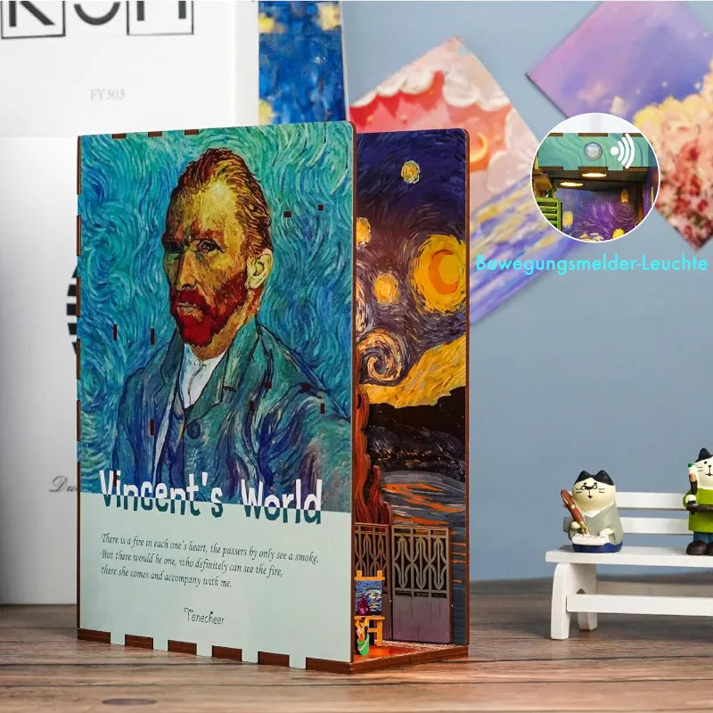 Book Nook - Vincent's World (Vincents Welt) Funktionsbild auf booknook.de