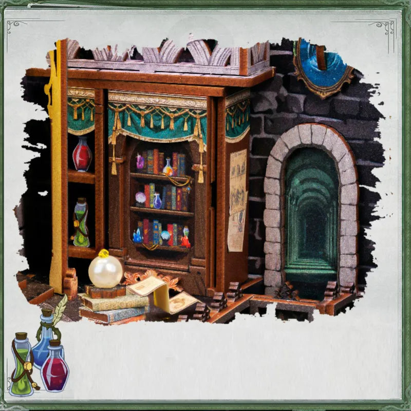 Book Nook | Darkness Common Room Detailansicht auf booknook.de 