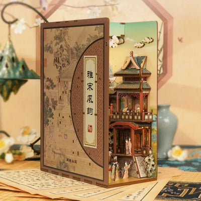 Book Nook - Song Dynasty Culture Gesamtansicht mit detaillierter Szenerie