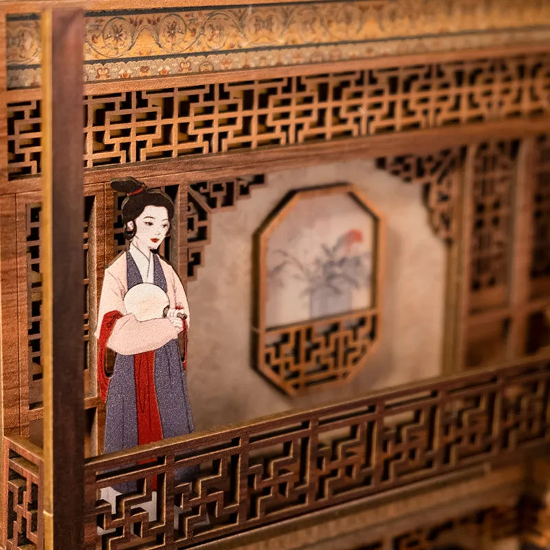 Book Nook - Elegant Song Dynasty Detailansicht auf booknook.de 