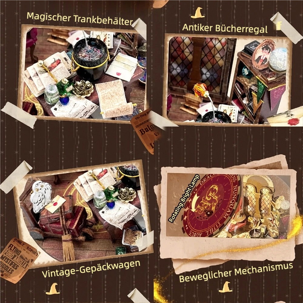 Diorama im Glas - Underground Potion Castle