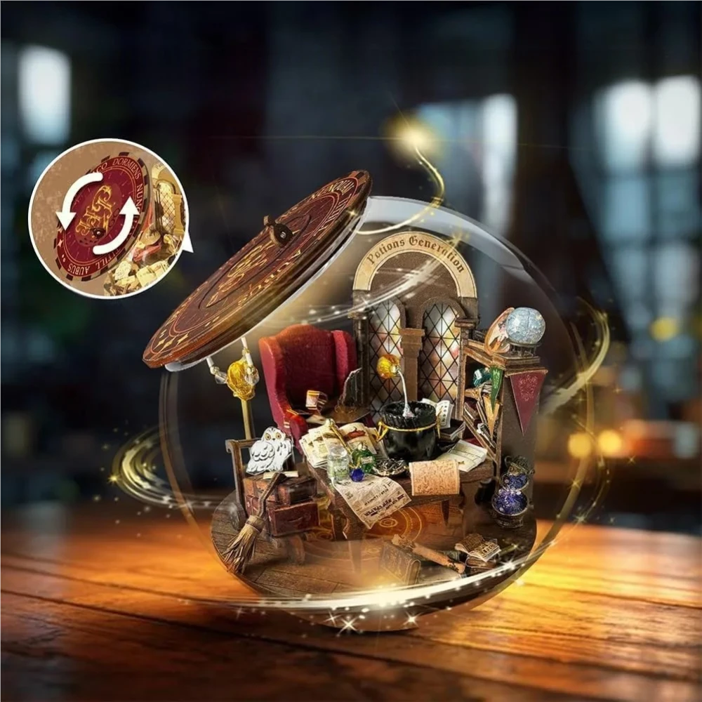 Diorama im Glas - Underground Potion Castle