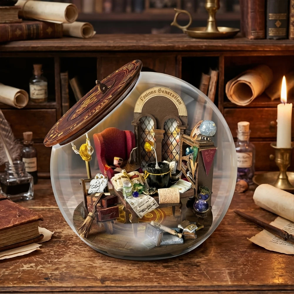 Diorama im Glas - Underground Potion Castle