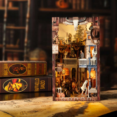 DIY Holz Book Nook - Western Town