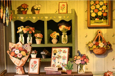 Miniatur Haus - Aura Verde Flower Room
