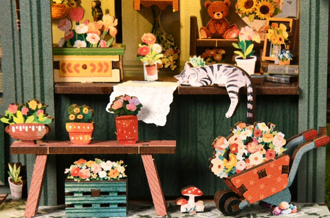 Miniatur Haus - Aura Verde Flower Room