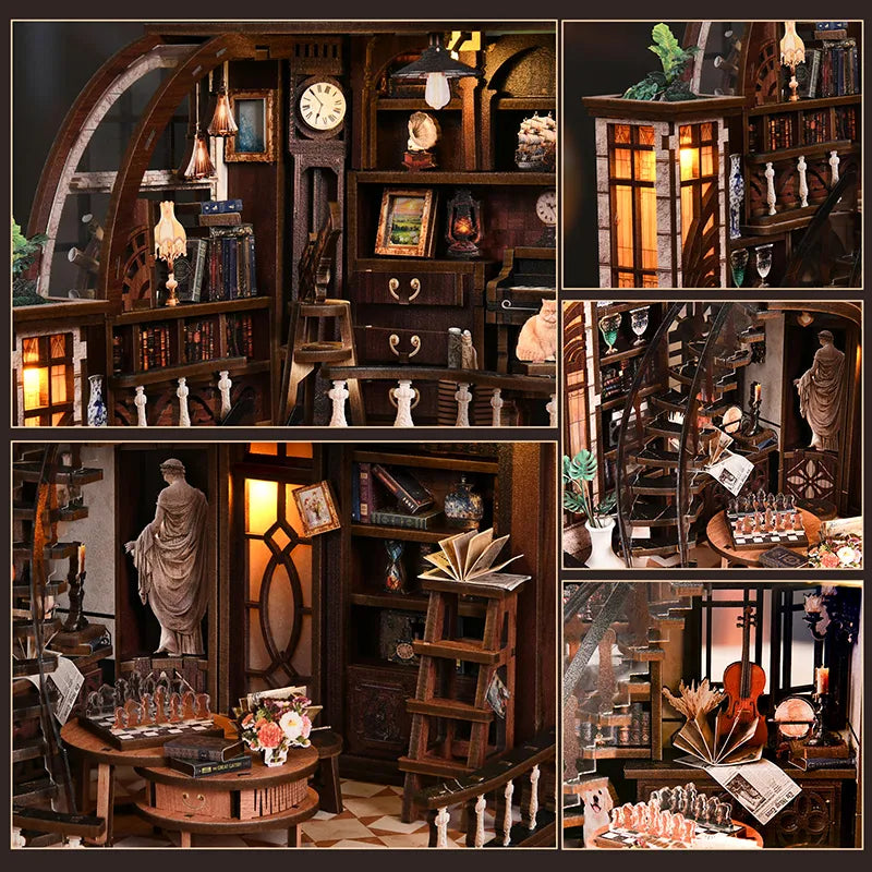 Miniatur Haus Bausatz - Bacchus Bookstore