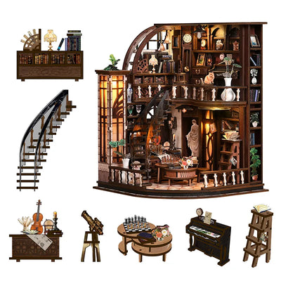 Miniatur Haus Bausatz - Bacchus Bookstore