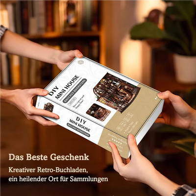 Miniatur Haus Bausatz - Bacchus Bookstore
