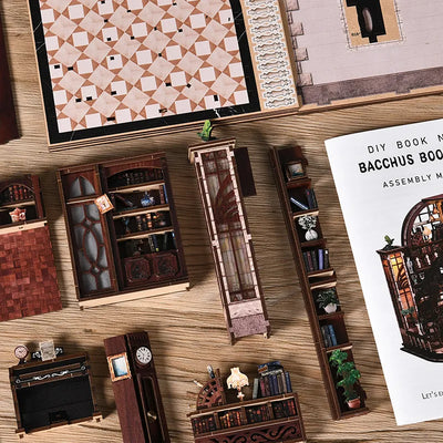 Miniatur Haus Bausatz - Bacchus Bookstore