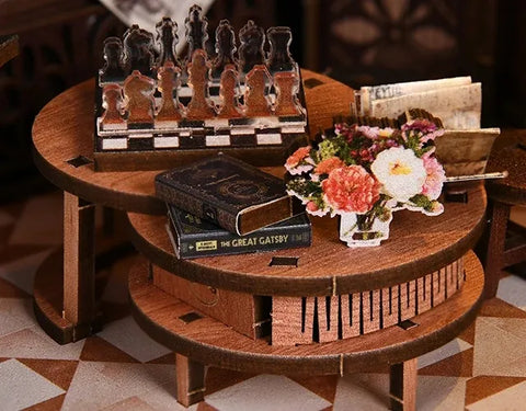 Miniatur Haus Bausatz - Bacchus Bookstore