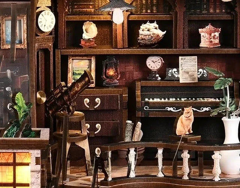 Miniatur Haus Bausatz - Bacchus Bookstore