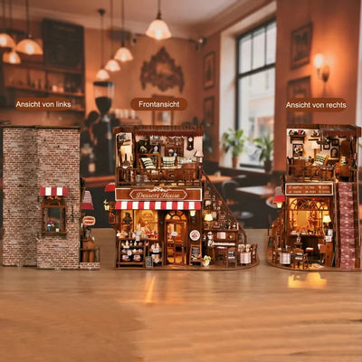 Miniatur Haus Bausatz - Corner Dessert House