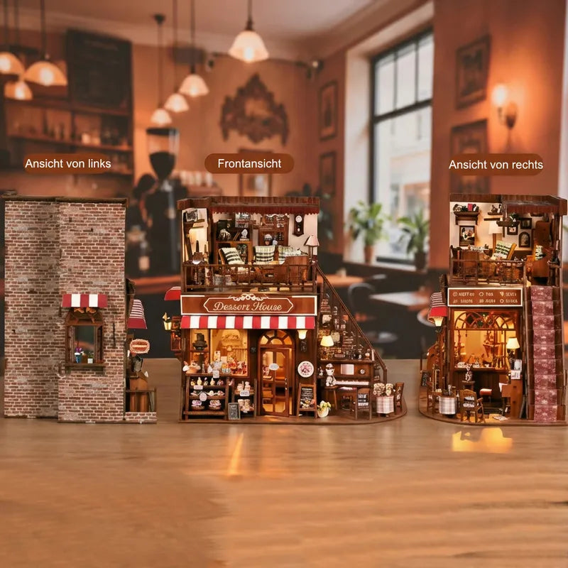 Miniatur Haus Bausatz - Corner Dessert House