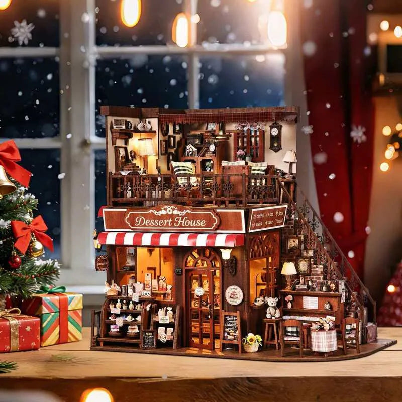 Miniatur Haus Bausatz - Corner Dessert House