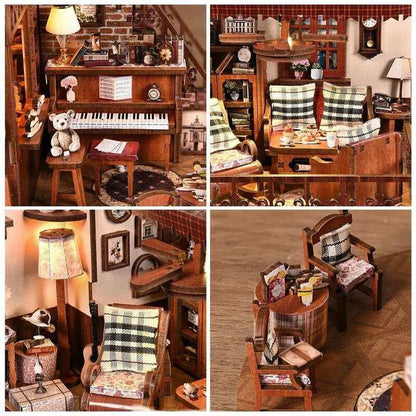 Miniatur Haus Bausatz - Corner Dessert House