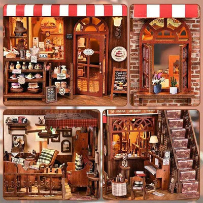 Miniatur Haus Bausatz - Corner Dessert House