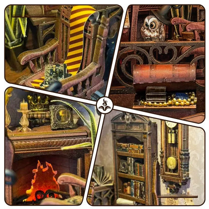 Detailansicht eines dekorativen Elements im Miniatur Haus Bausatz - Magic Abode mit feinen Details