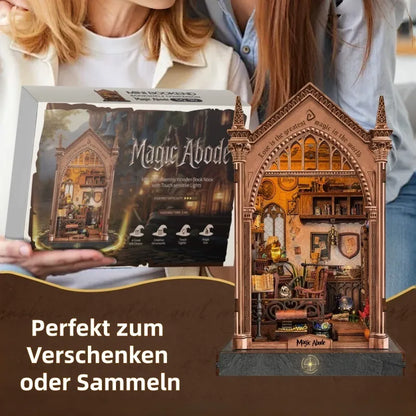 Geschenkverpackung des Miniatur Haus Bausatz - Magic Abode für Sammler und als ideales Geschenk