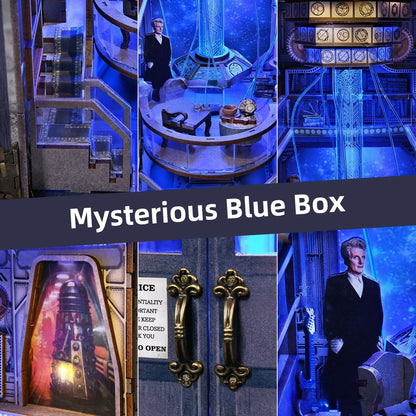 Detailansicht eines dekorativen Elements im Book Nook - Mysterious Phone Booth mit feinen Details