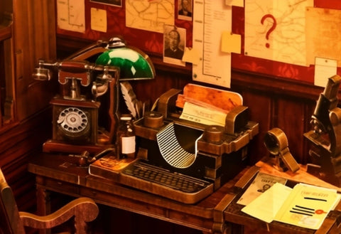 Miniatur Haus Bausatz - Mystery detective agency