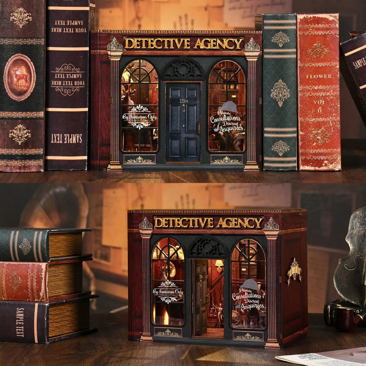 Miniatur Haus Bausatz - Mystery detective agency