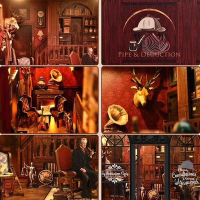 Miniatur Haus Bausatz - Mystery detective agency