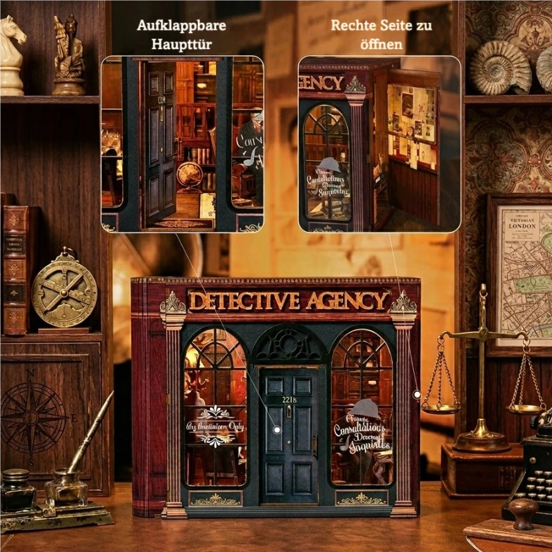 Miniatur Haus Bausatz - Mystery detective agency