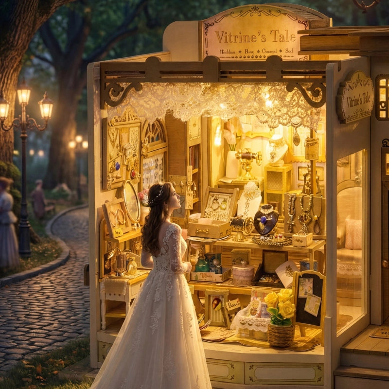 Miniatur Haus Bausatz - Vitrine's Tale | Der Magische Juwelier