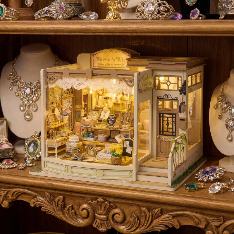 Miniatur Haus Bausatz - Vitrine's Tale | Der Magische Juwelier