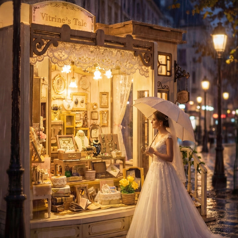 Miniatur Haus Bausatz - Vitrine's Tale | Der Magische Juwelier