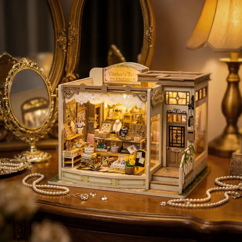 Miniatur Haus Bausatz - Vitrine's Tale | Der Magische Juwelier