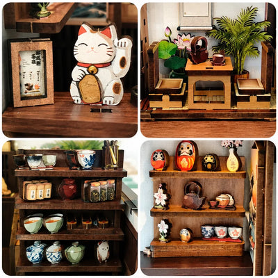 Miniatur Haus - Cherry Blossom Tree Tea Pavilion