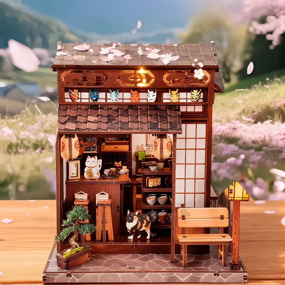 Miniatur Haus - Cherry Blossom Tree Tea Pavilion