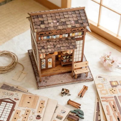 Miniatur Haus - Cherry Blossom Tree Tea Pavilion