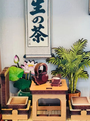 Miniatur Haus - Cherry Blossom Tree Tea Pavilion