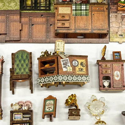 Miniatur Haus - Floral Mark Café