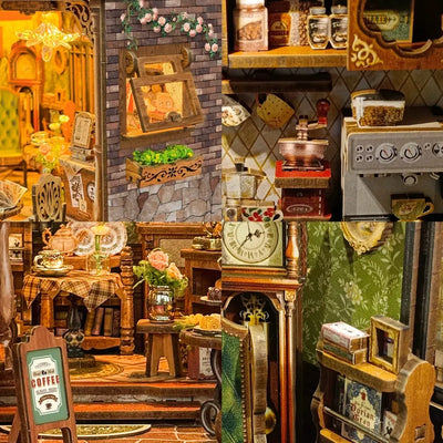 Miniatur Haus - Floral Mark Café