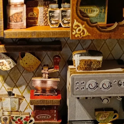 Miniatur Haus - Floral Mark Café