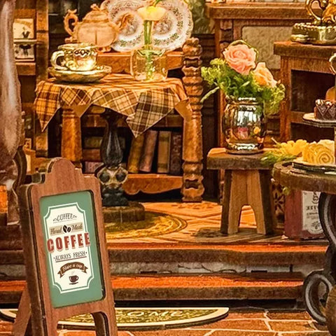Miniatur Haus - Floral Mark Café