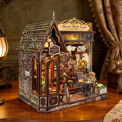 Miniatur Haus - Floral Mark Café