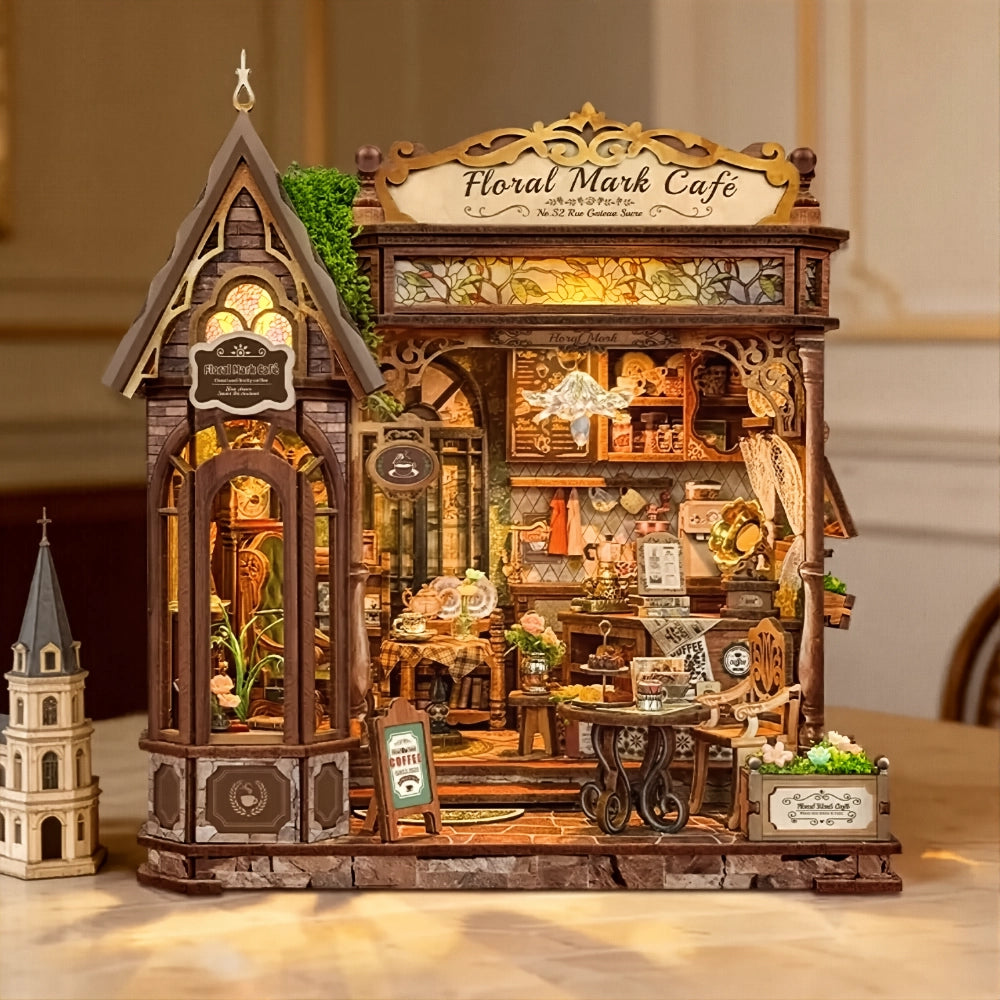 Miniatur Haus - Floral Mark Café