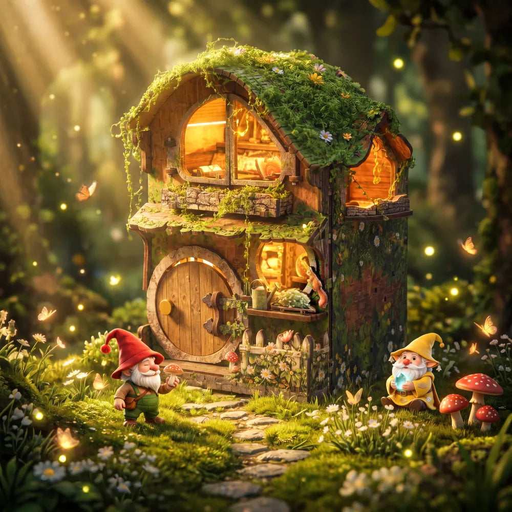Miniatur Haus - Green Vine Cottage