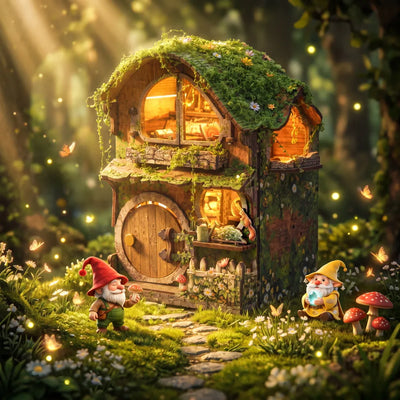 Miniatur Haus - Green Vine Cottage