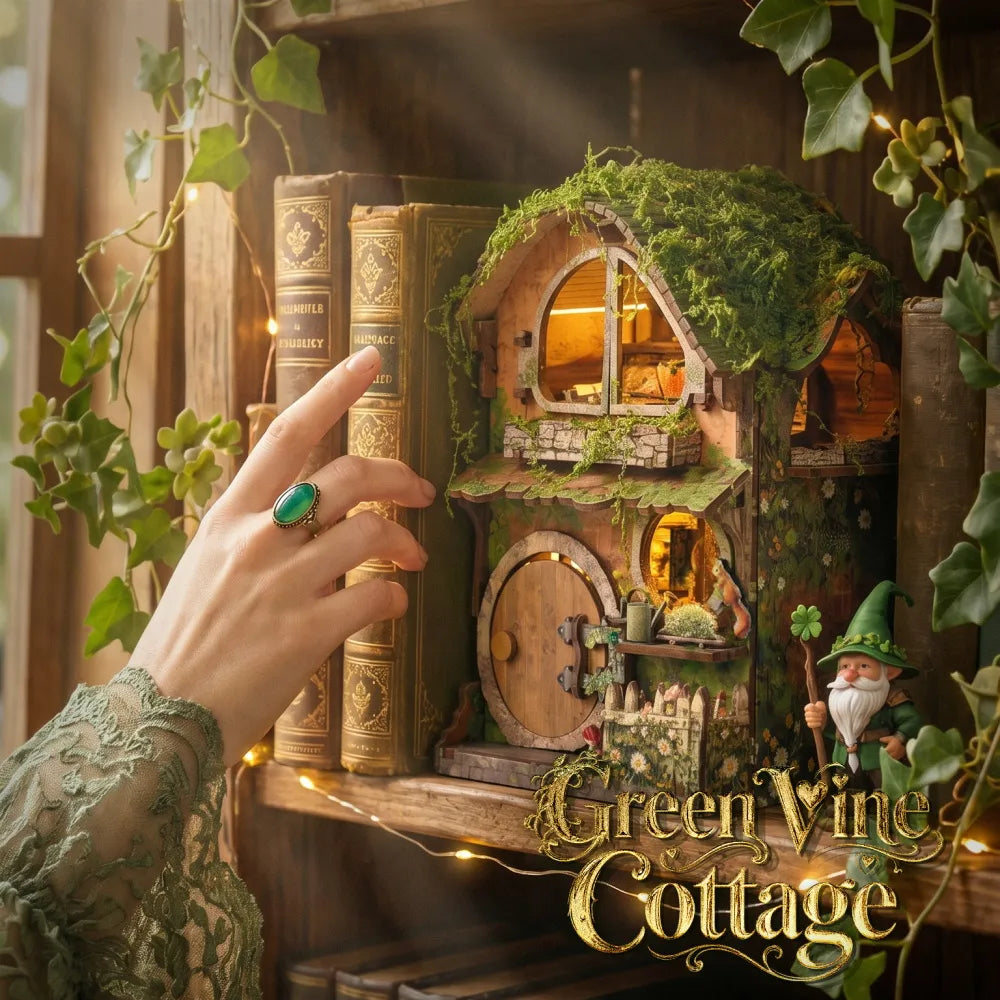Miniatur Haus - Green Vine Cottage