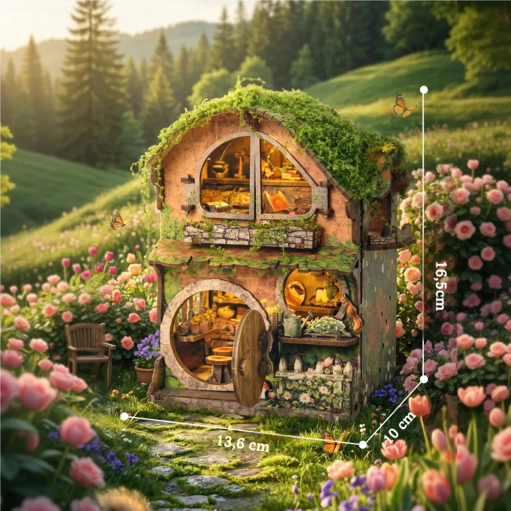 Miniatur Haus - Green Vine Cottage