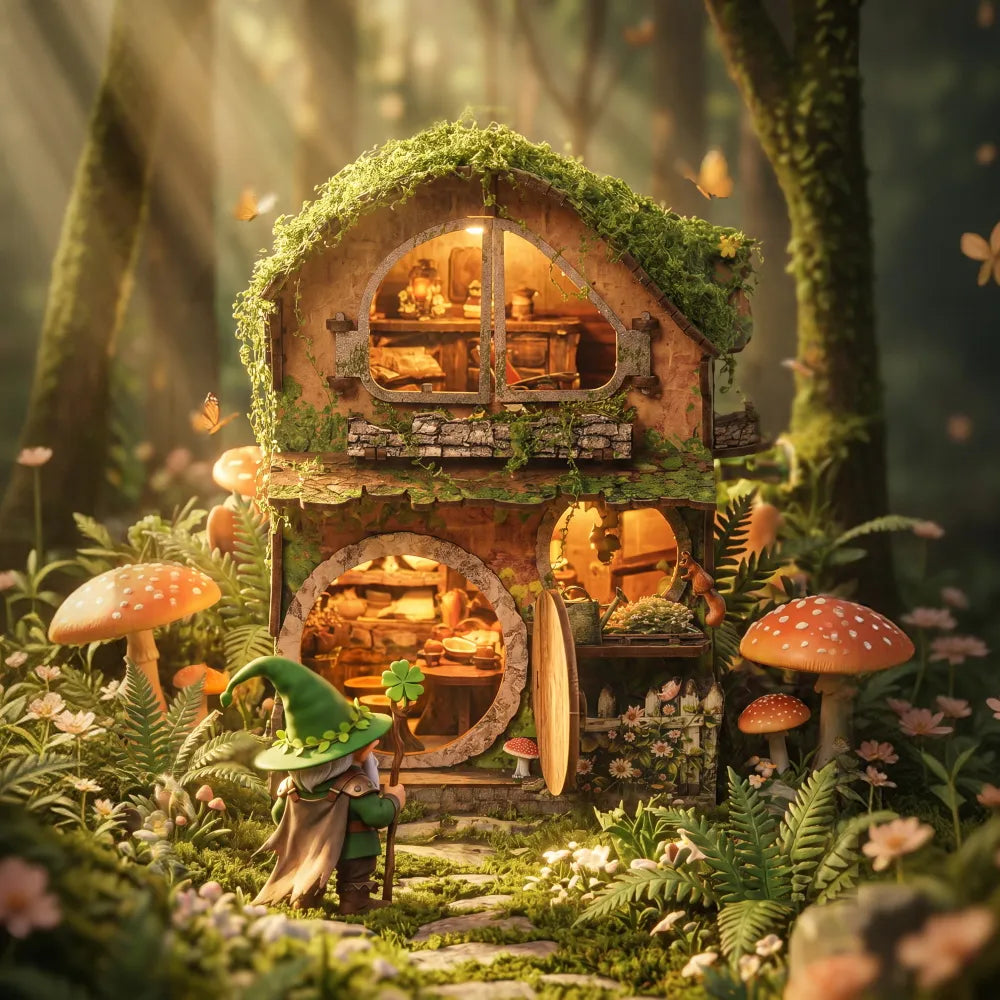 Miniatur Haus - Green Vine Cottage