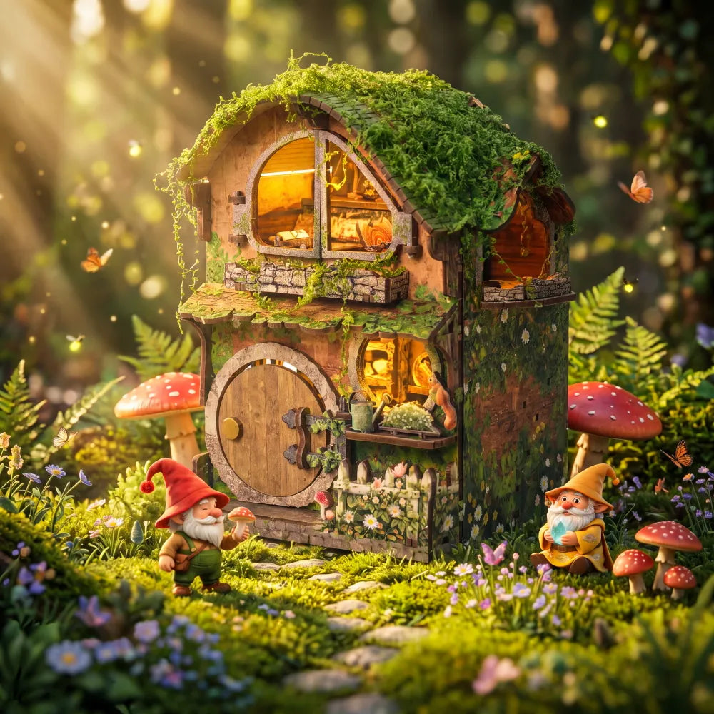 Miniatur Haus - Green Vine Cottage