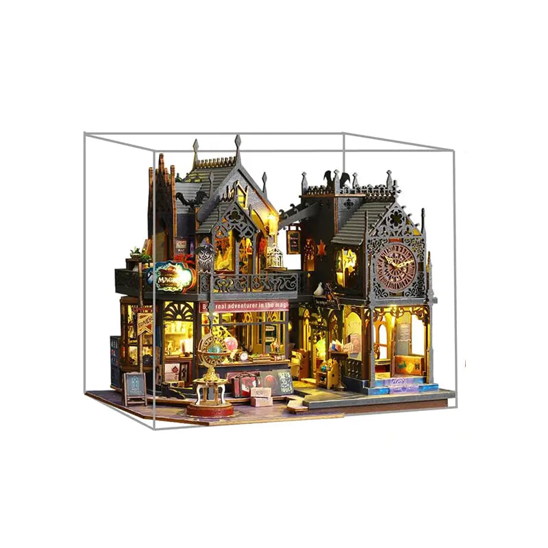 Miniatur Haus - Holo Magic City mit Staubschutz und langlebigem Design